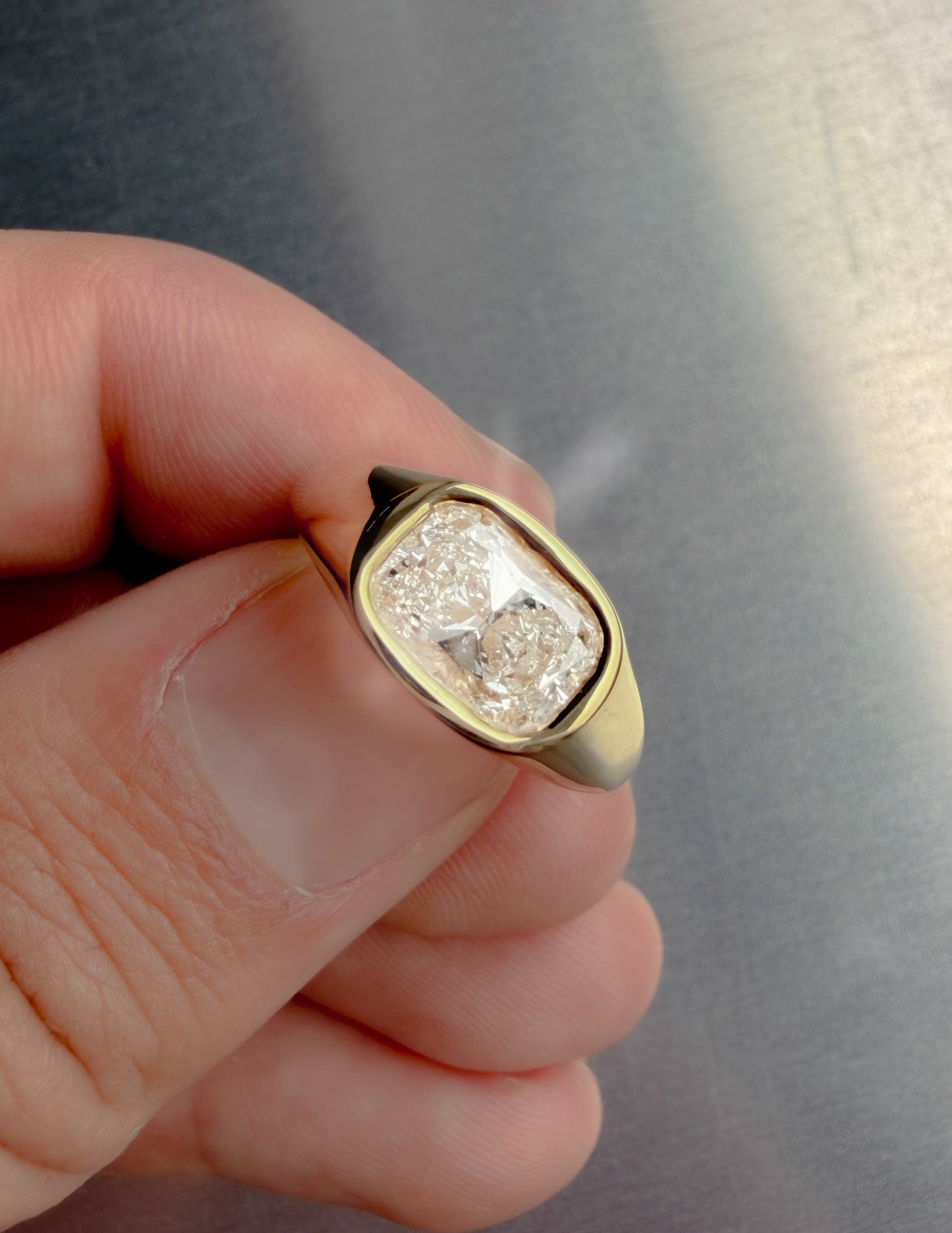 Cushion Cut Diamond Ring