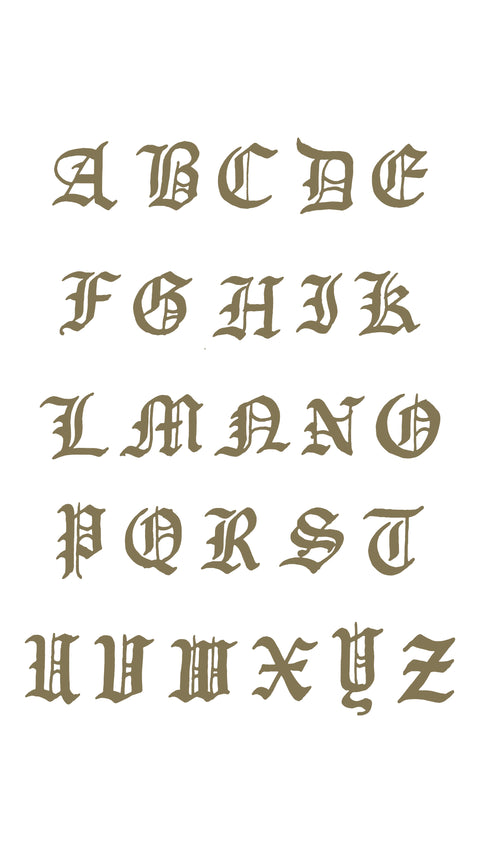 Letter Pendant