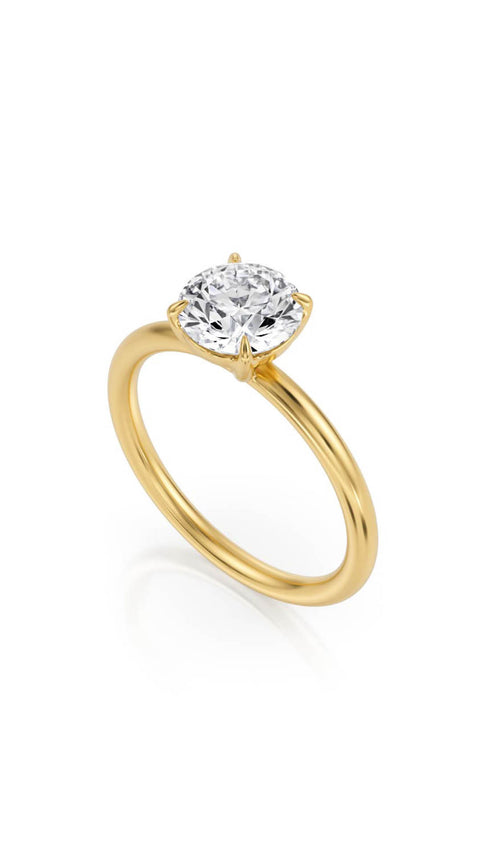 Round Diamond Engagement Ring