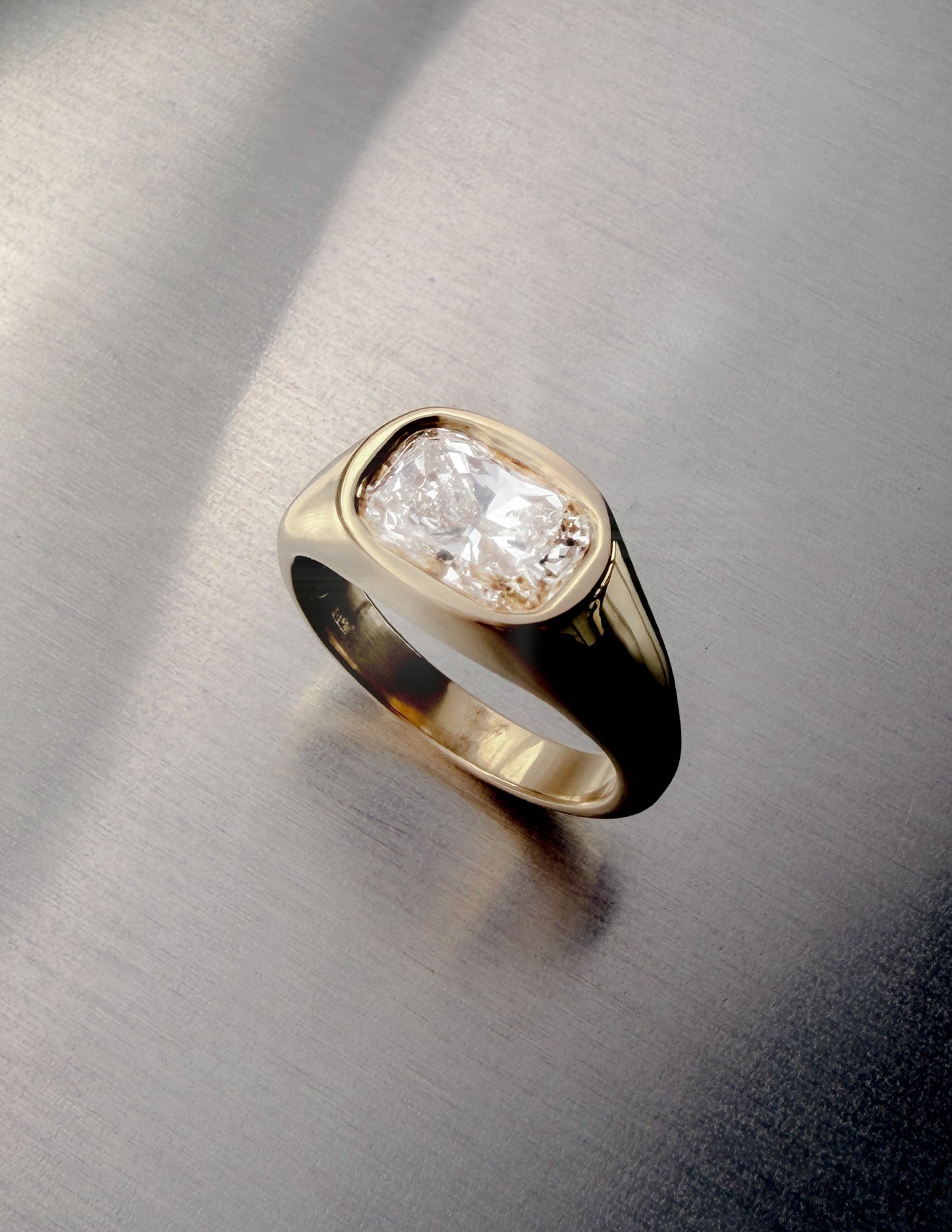 Cushion Cut Diamond Ring