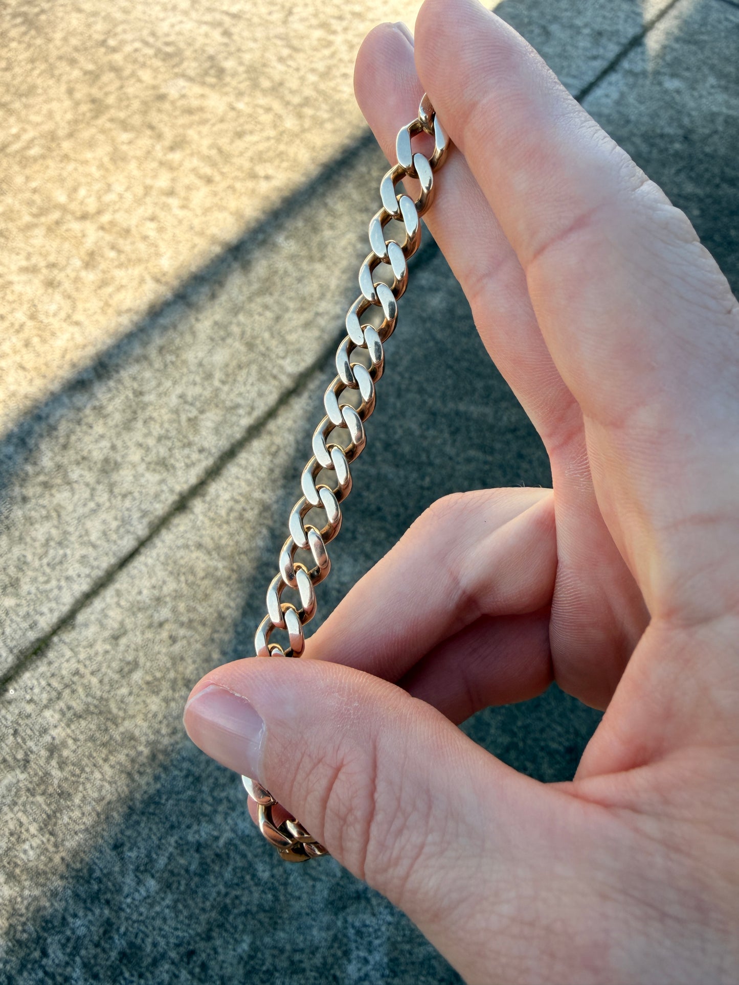 8mm Curb Link Bracelet