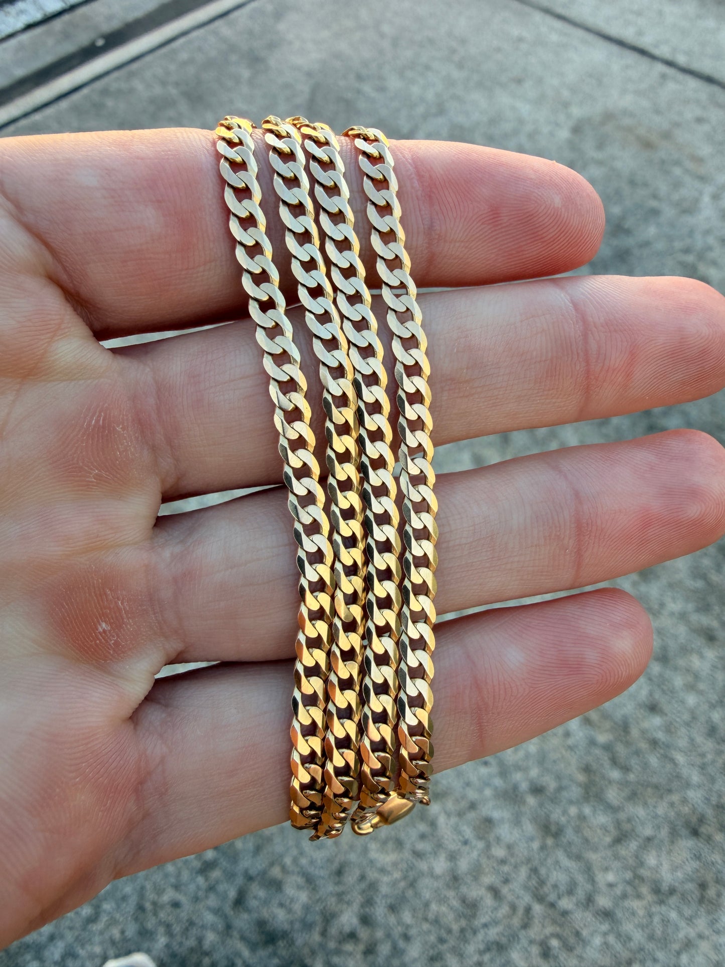 42cm Curb Necklace