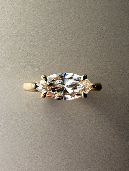 1.5ct Marquise Diamond Ring