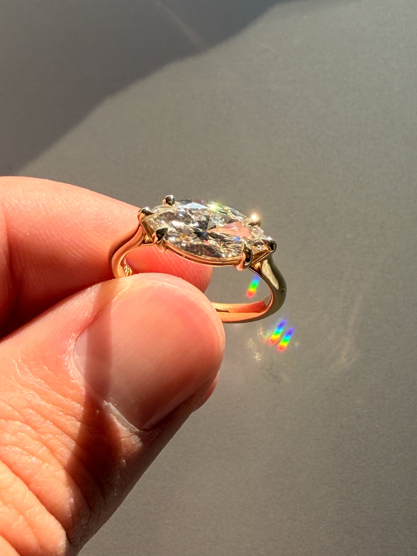 1.5ct Marquise Diamond Ring