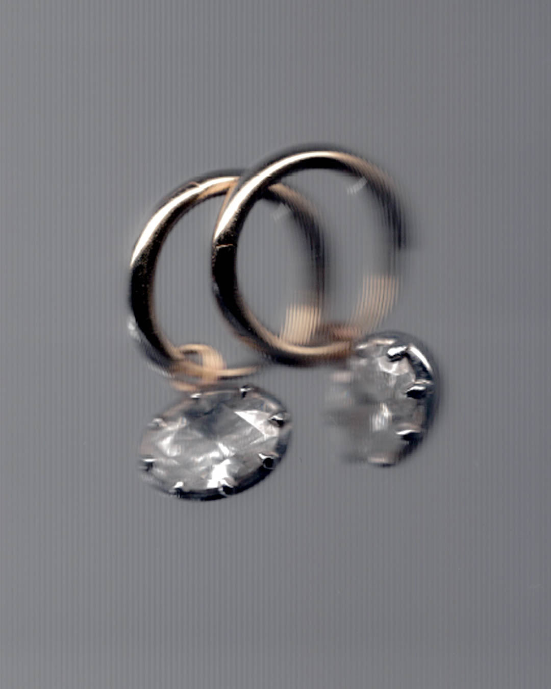 East-west Diamond Drop Earrings